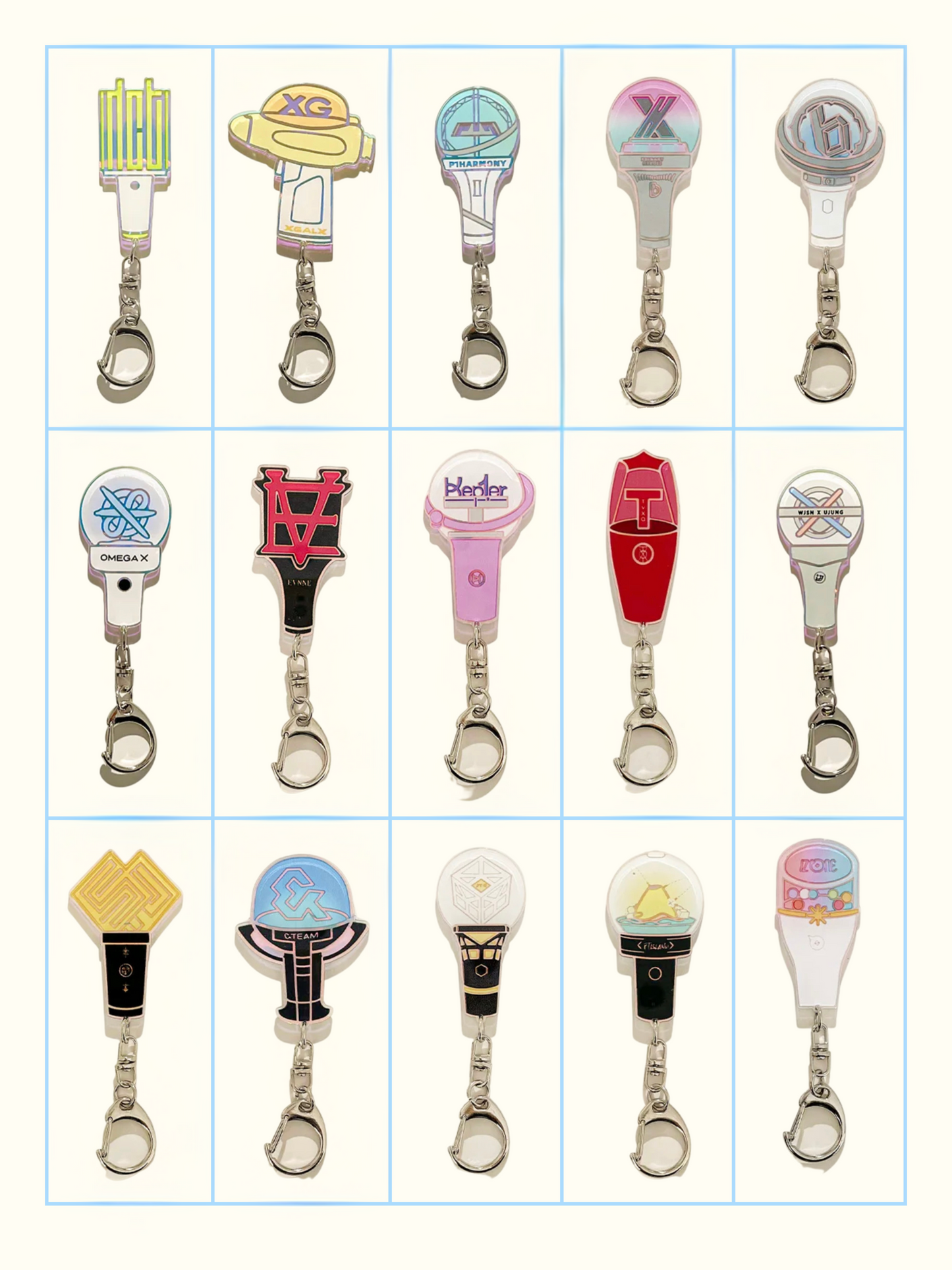 Kpop Lightstick Keychain Part.5