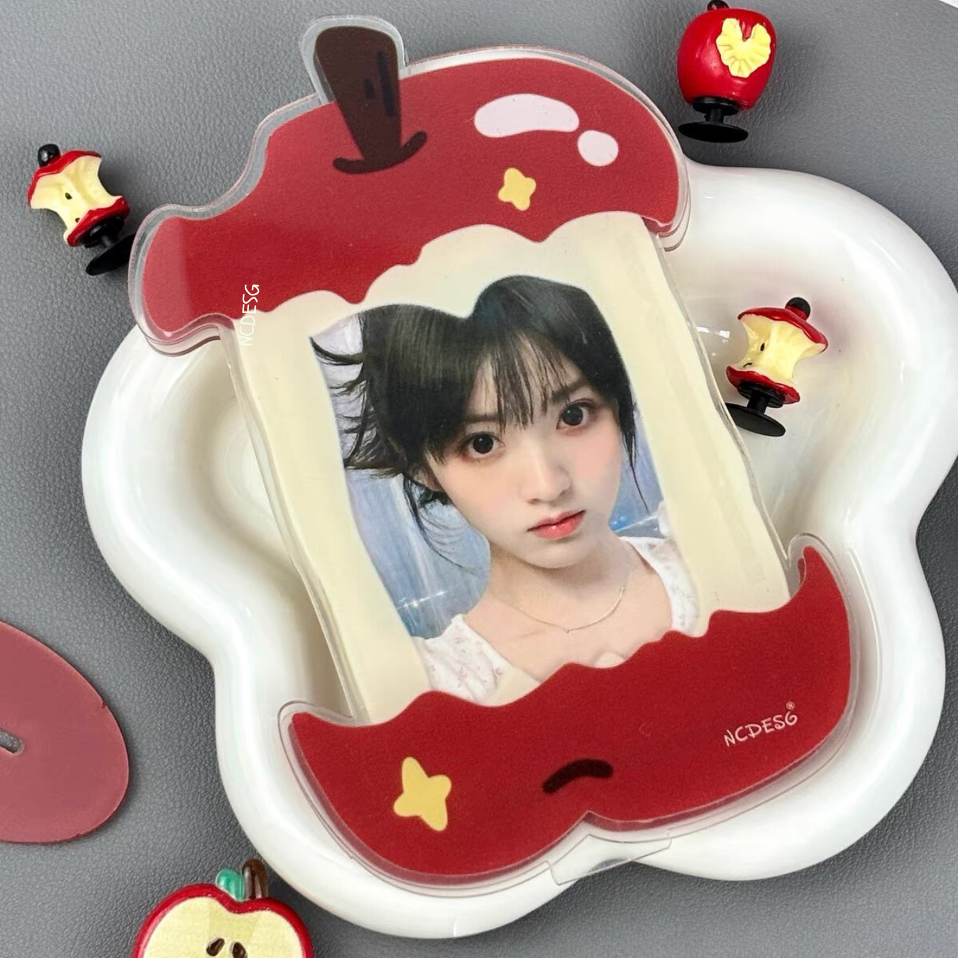 Fresh Apples Acrylic PhotoCard Stand | Kpop PhotoCard Holder Display