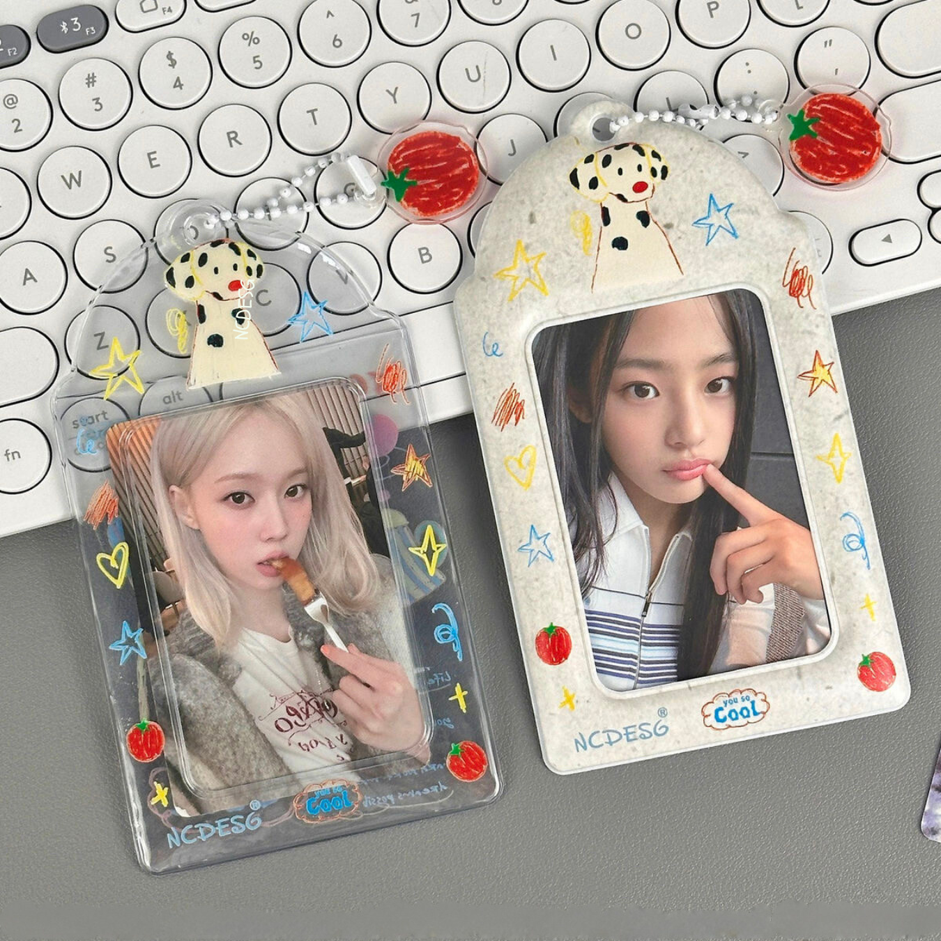 Graffiti Puppy Card Holder | Kpop photocard holder