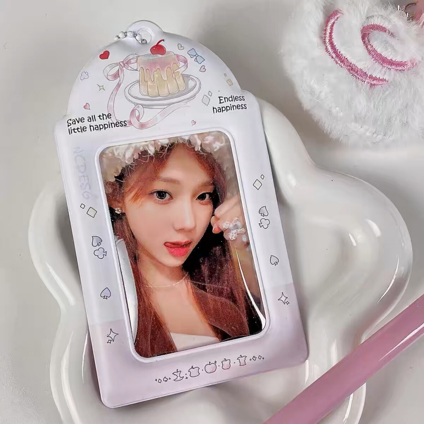 Ribbon Pudding Card Holder | Kpop photocard holder