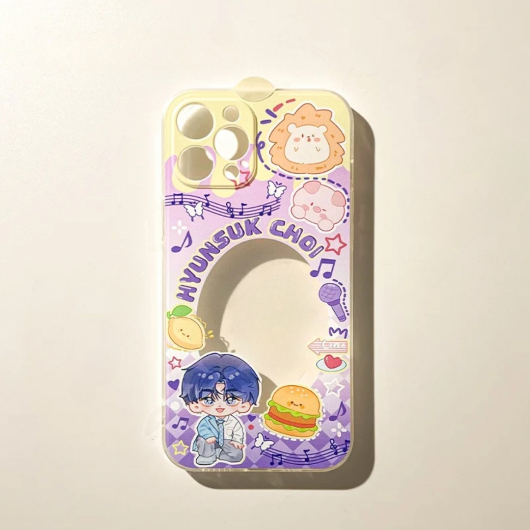 Treasure Hyun Suk Inspired Photocard Phone Case| Treasure Maker Kpop Merch Gift