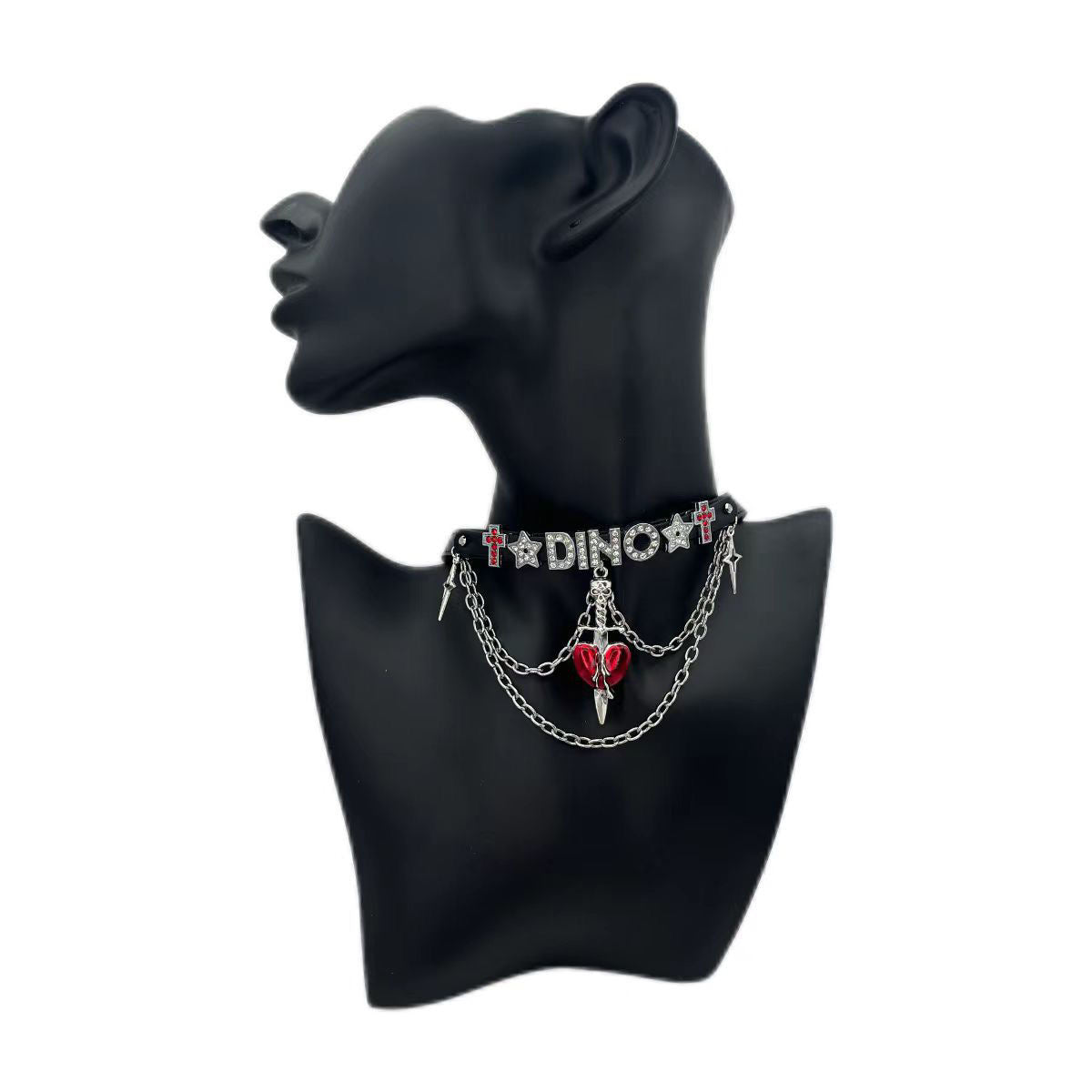 Kpop Idol Name Collar With Personalized Letters|Custom Black Choker|SVT DINO Kpop Fan Merch gift