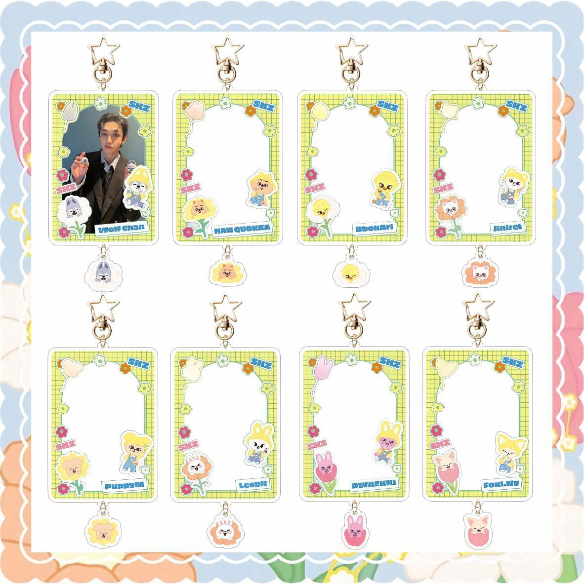 Stray Kids Skzoo Popup Acrylic Photocard Holder|STAY Gift|Kpop Fanmade Accessories Gift Merch
