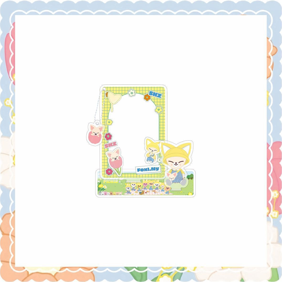 Stray Kids Skzoo Popup Acrylic Photocard Holder Standee|STAY Gift|Kpop Fanmade Accessories Gift Merch