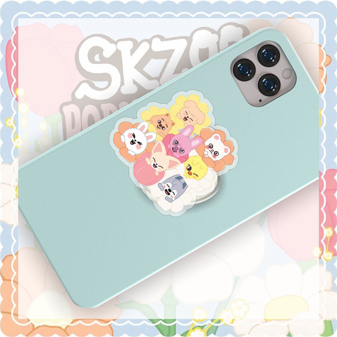 Stray Kids Skzoo Popup Phone Grip|STAY Gift|Kpop Fanmade Accessories Gift Merch