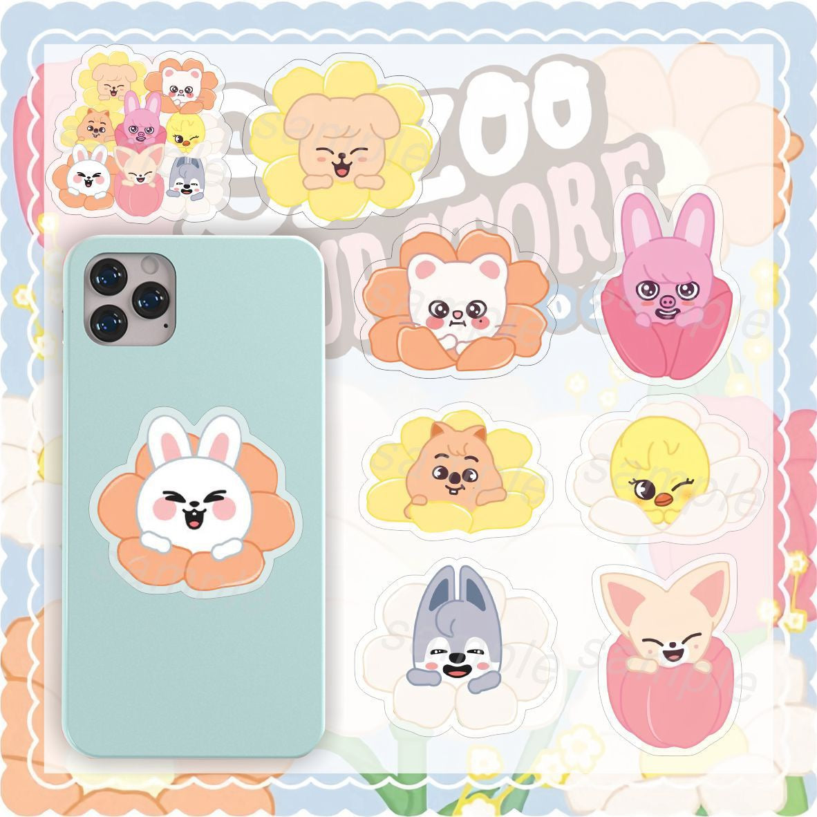 Stray Kids Skzoo Popup Phone Grip|STAY Gift|Kpop Fanmade Accessories Gift Merch