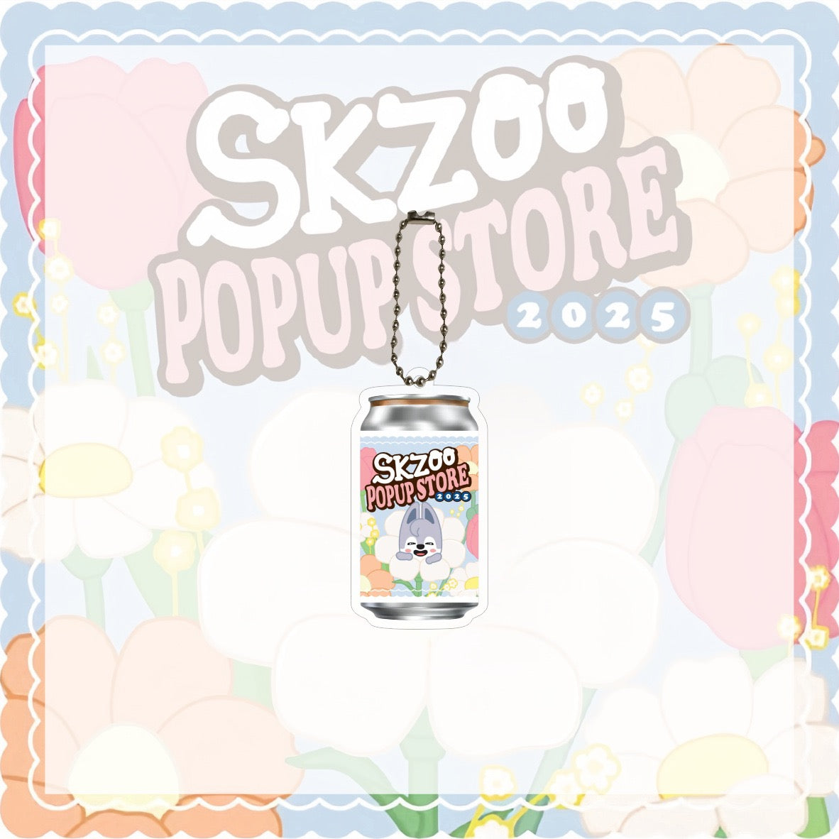 Stray Kids Skzoo Cans Acrylic Keychain|STAY Keychain|Kpop Fanmade Accessories Gift Merch