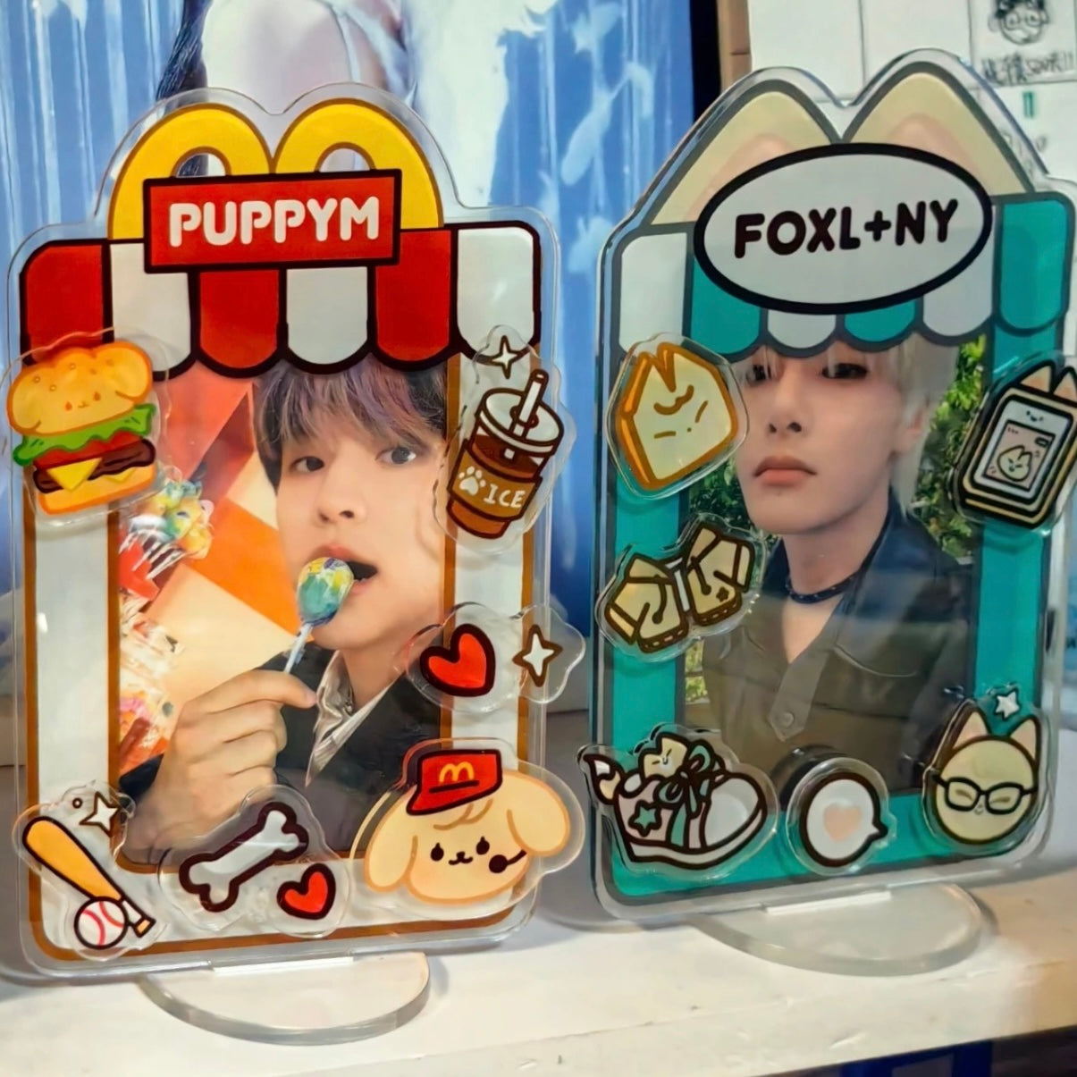 Stray Kids Skzoo Acrylic Photocard Holder Standee|STAY Gift|Kpop Fanmade Merch