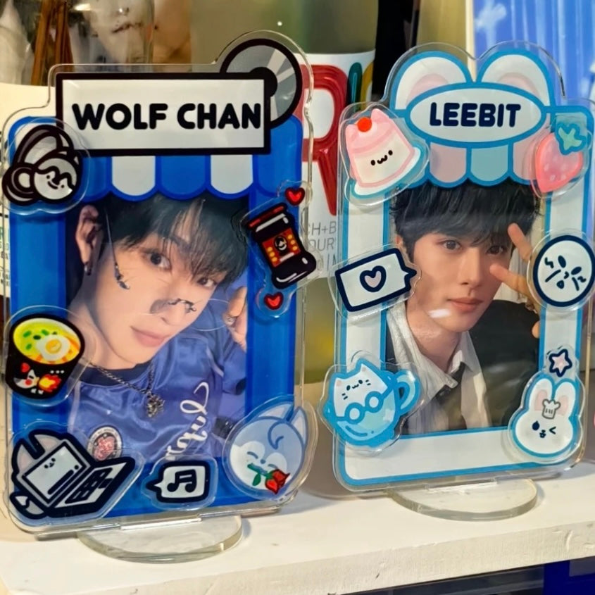 Stray Kids Skzoo Acrylic Photocard Holder Standee|STAY Gift|Kpop Fanmade Merch