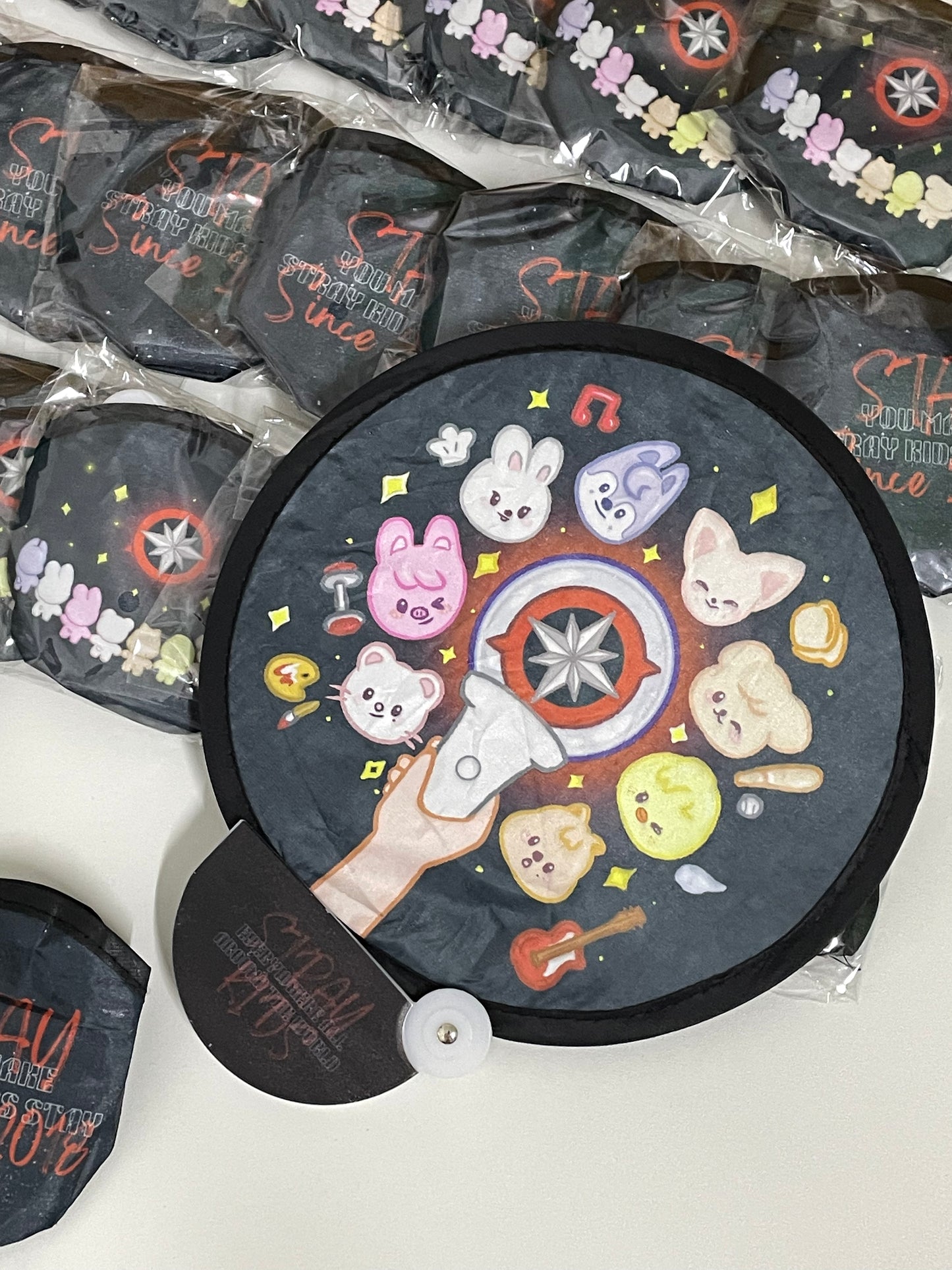 StrayKids Foldable Hand Fan|SKZ Gift|K-Pop Concert Fan