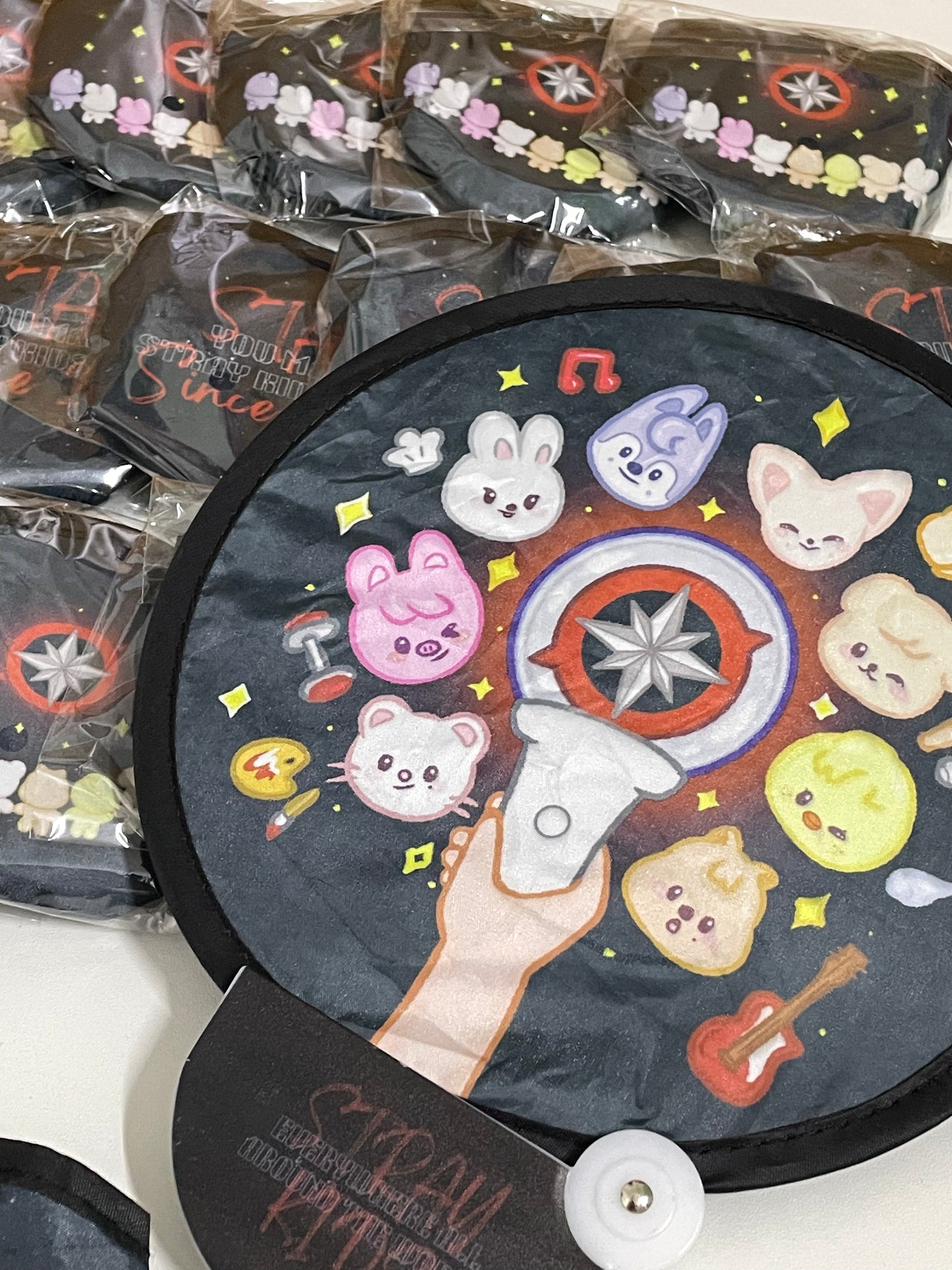 StrayKids Foldable Hand Fan|SKZ Gift|K-Pop Concert Fan