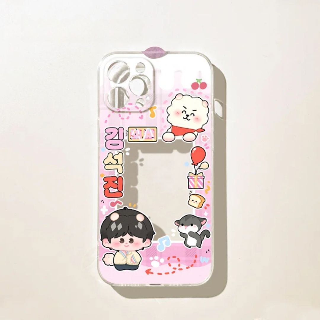 BTS Jin 김석진 Inspired Photocard Phone Case|ARMY Kpop Merch Gift