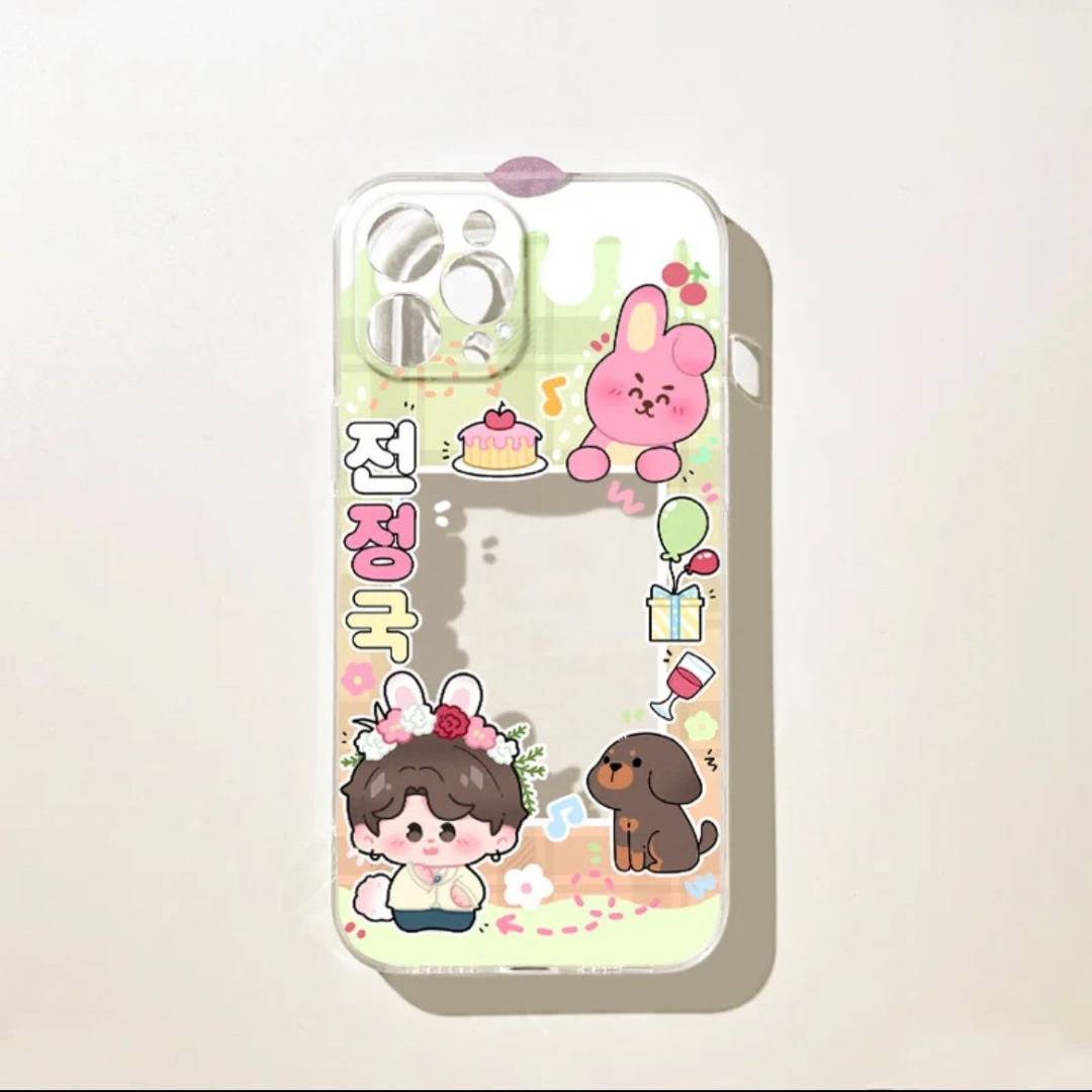 BTS Jung Kook 전정국 Inspired Photocard Phone Case|ARMY Kpop Merch Gift