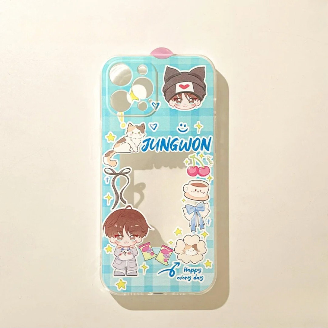 Enhypen Jungwon Inspired Photocard Phone Case|ENGENE Kpop Merch Gift