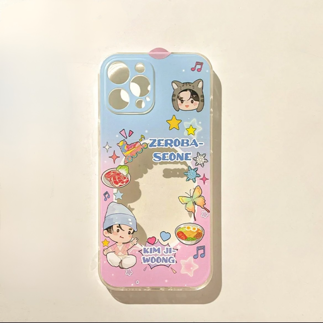 ZEROBASEONE ZB1 JI WOONG Inspired Photocard Phone Case|ZEROSE Kpop Merch Gift
