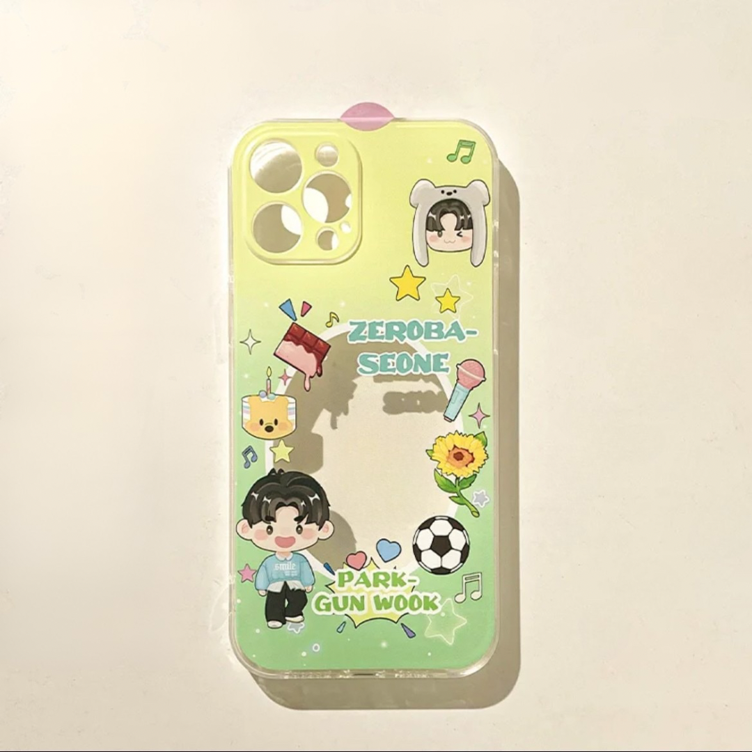ZEROBASEONE ZB1 GUN WOOK Inspired Photocard Phone Case|ZEROSE Kpop Merch Gift
