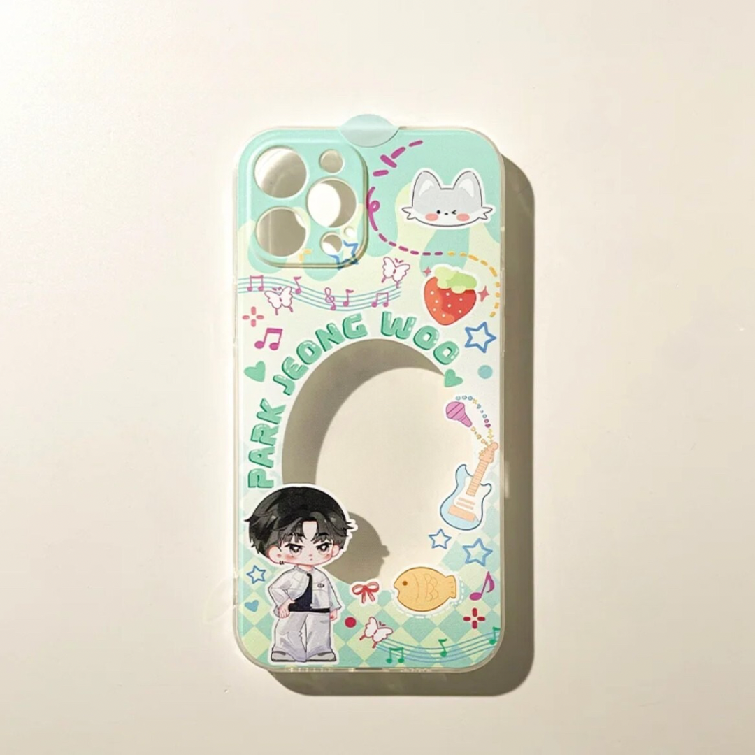 Treasure Jung Woo Inspired Photocard Phone Case| Treasure Maker Kpop Merch Gift
