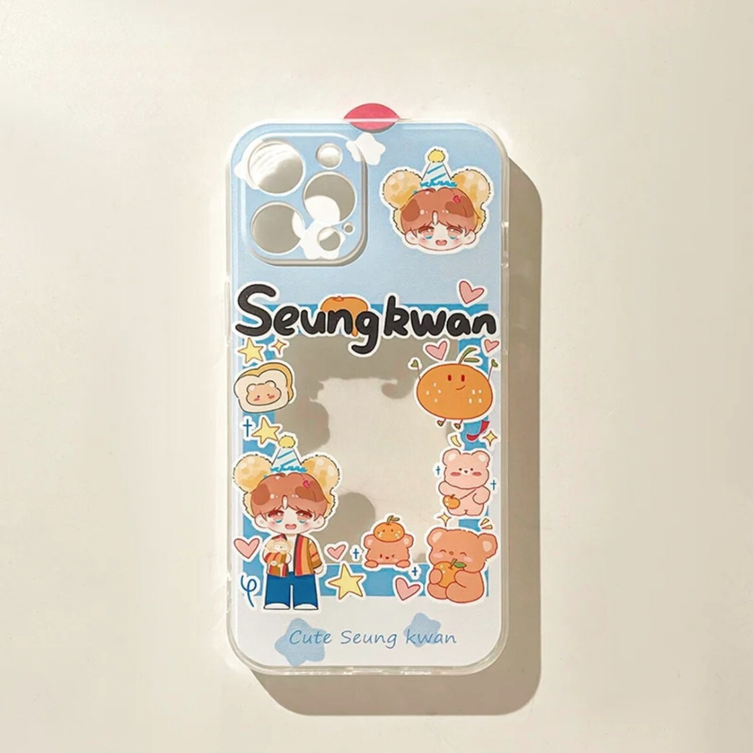 Seventeen Seungkwan Inspired Photocard Phone Case|Carat Kpop Merch Gift