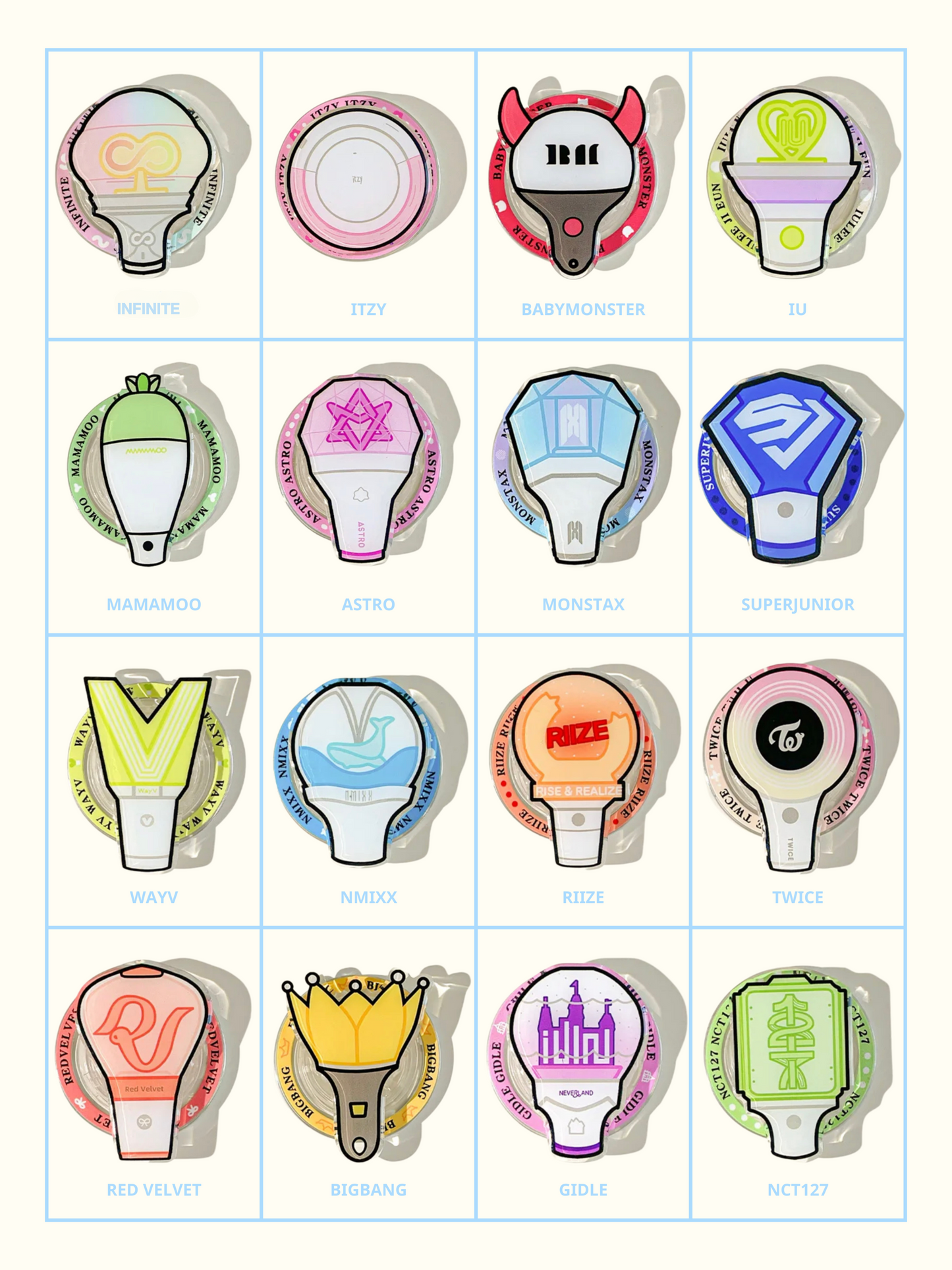 Kpop Lightstick Magsafe Grip Part.2