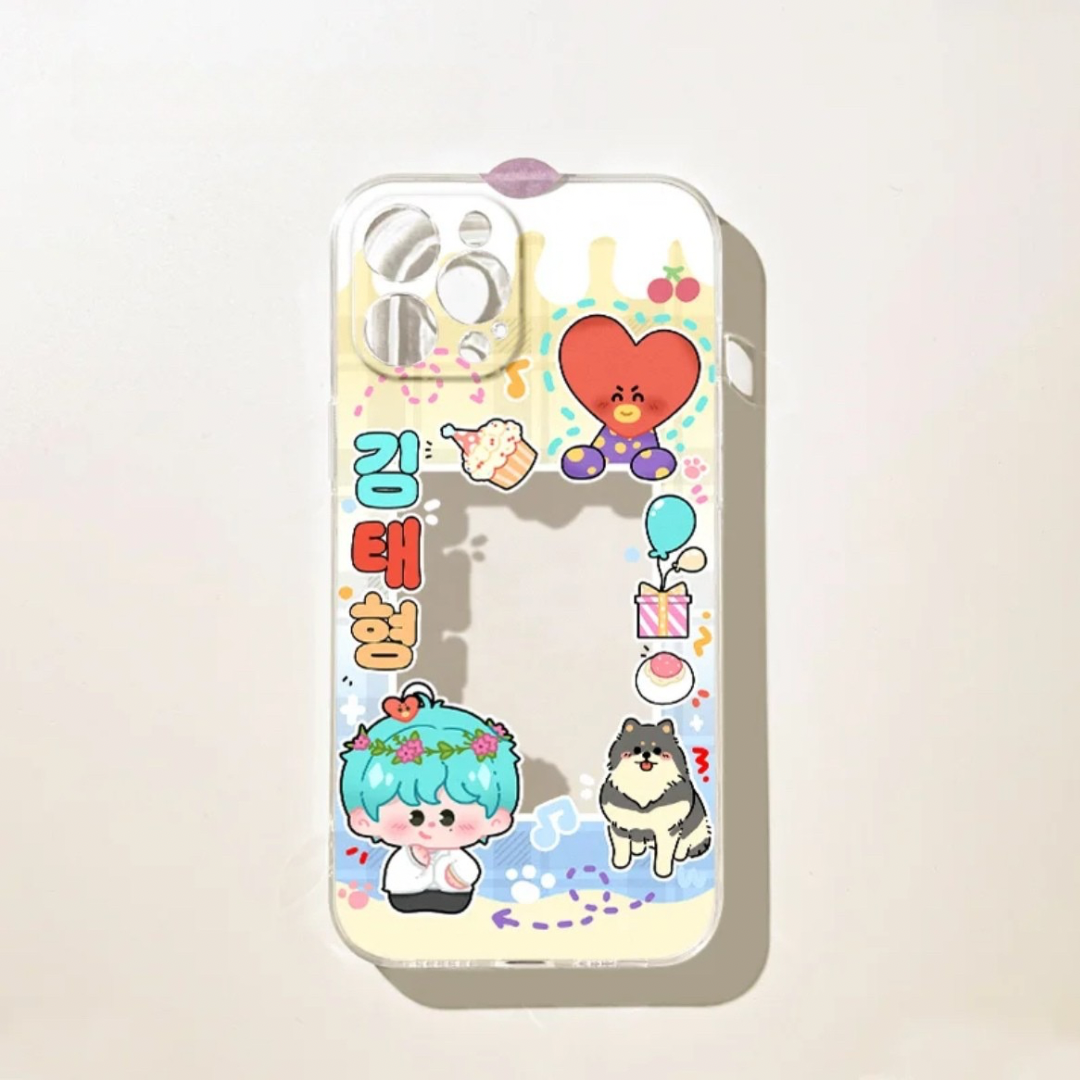 BTS V 김태형 Inspired Photocard Phone Case|ARMY Kpop Merch Gift