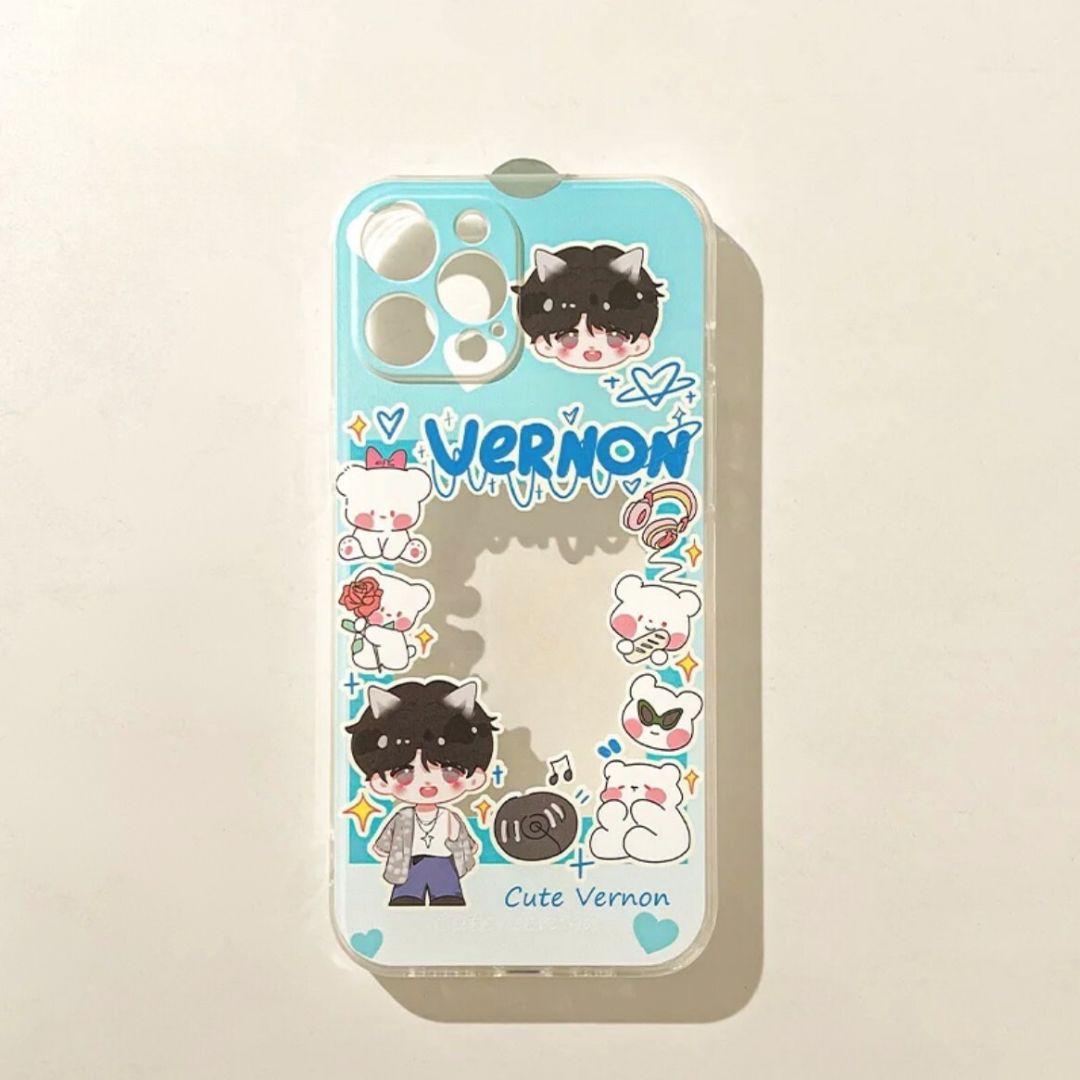 Seventeen Vernon Inspired Photocard Phone Case|Carat Kpop Merch Gift