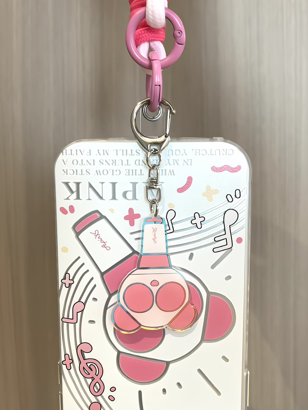 Apink Lightstick Kpop Phone Case | Gift for Pink Panda