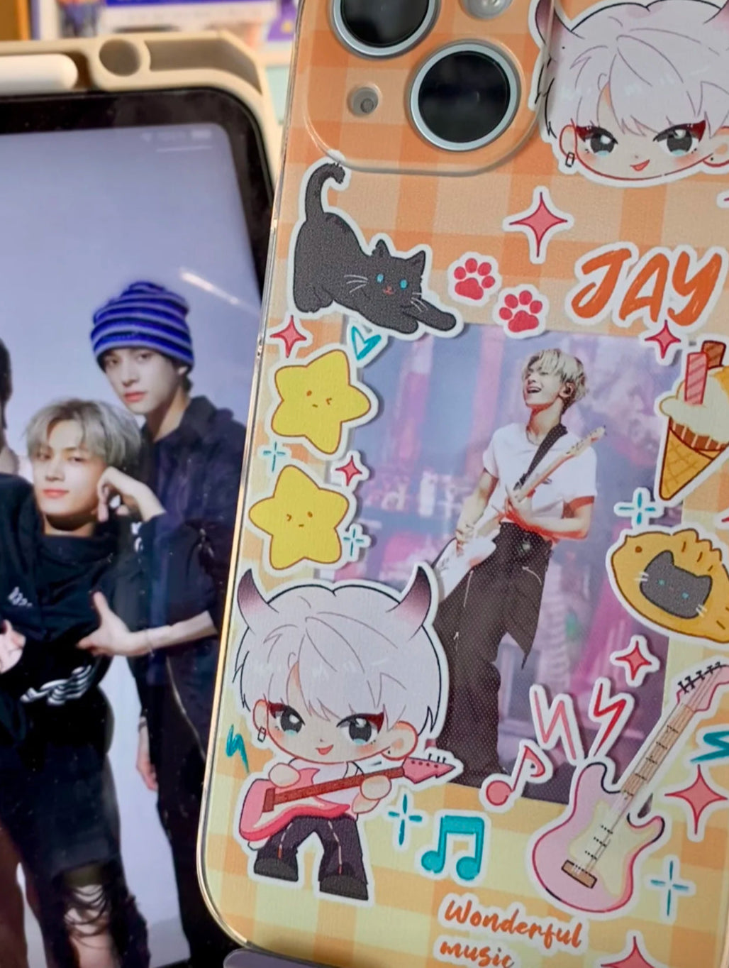 Enhypen JAY Inspired Photocard Phone Case|ENGENE Kpop Merch Gift