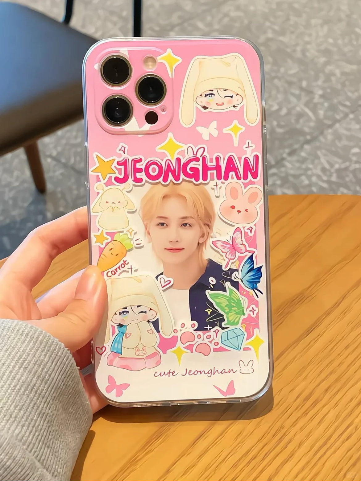 Seventeen Jeonghan Inspired Photocard Phone Case|Carat Kpop Merch Gift