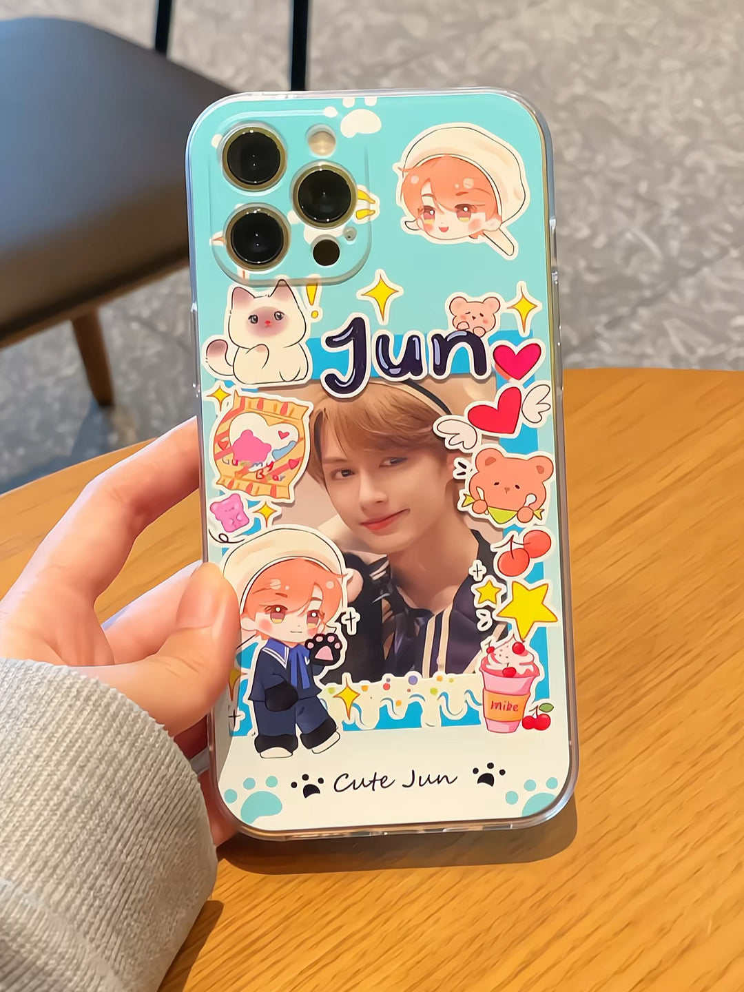 Seventeen Jun Inspired Photocard Phone Case|Carat Kpop Merch Gift