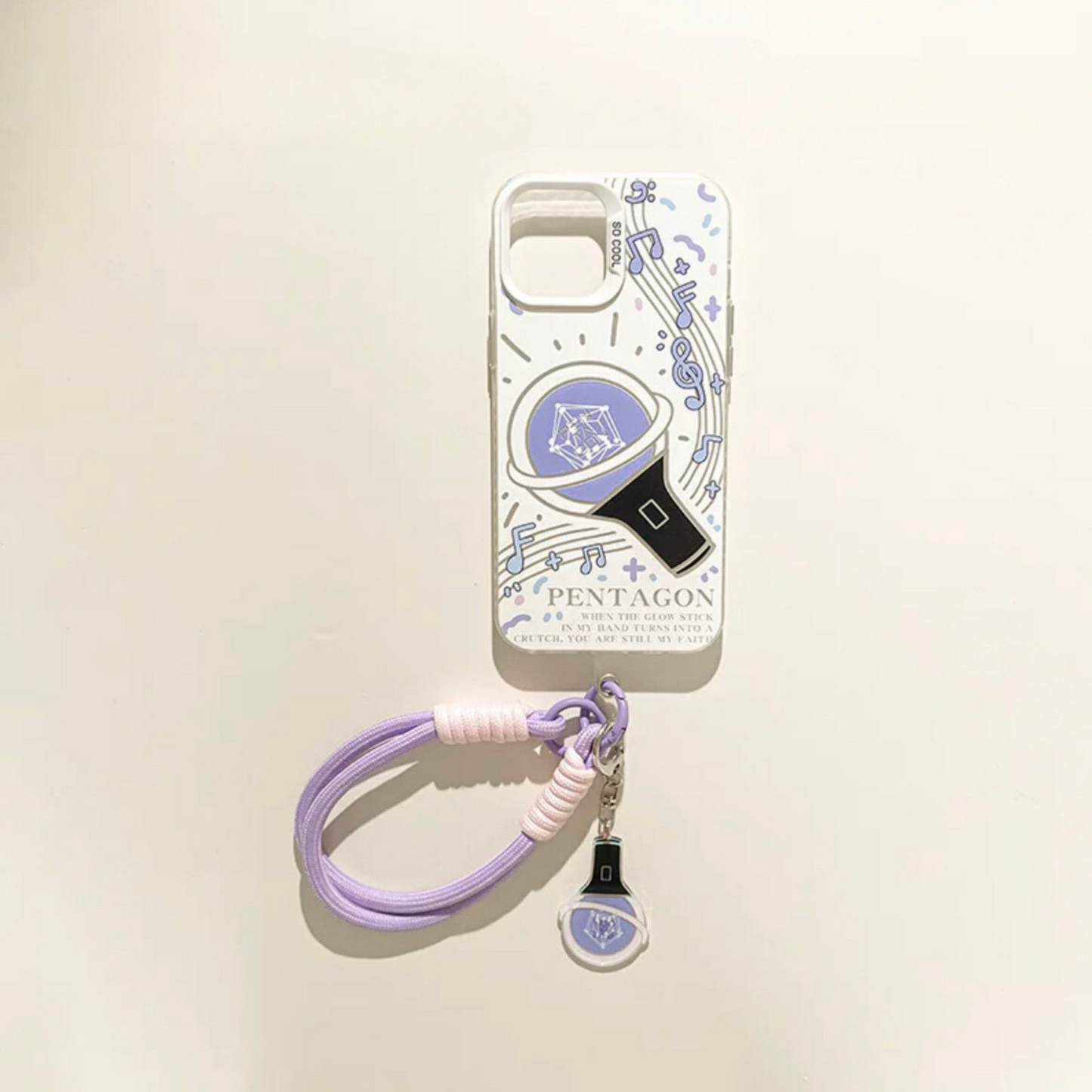 Pentagon Lightstick Kpop Phone Case | Gift for Universe