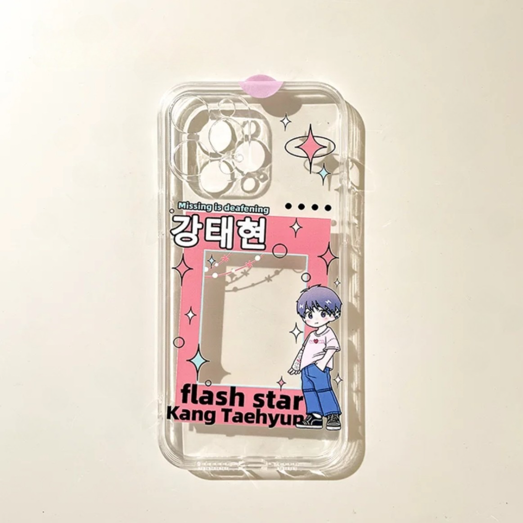 TXT TAEHYUN Photocard Clear Phone Case|MOA Kpop Phone Case