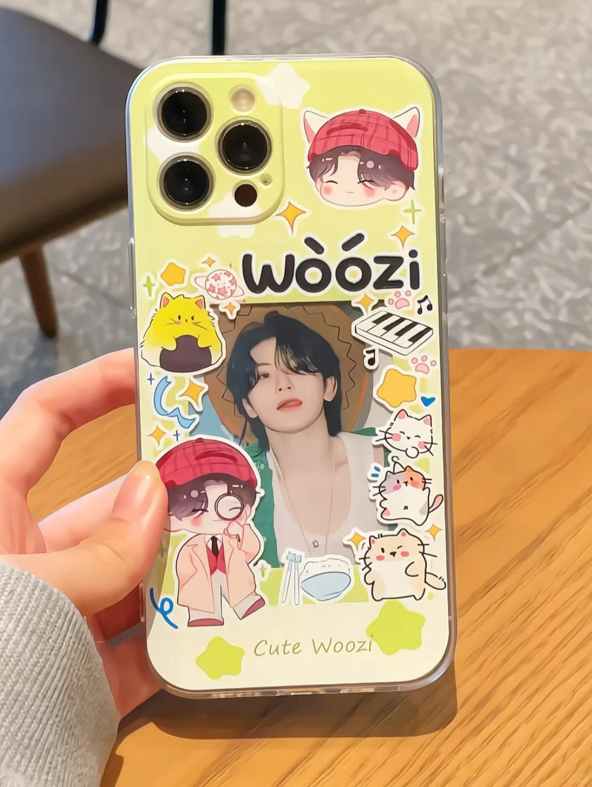 Seventeen Woozi Inspired Photocard Phone Case|Carat Kpop Merch Gift