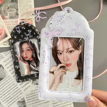 Wisteria Flower Bow Card Holder | Kpop photocard holder