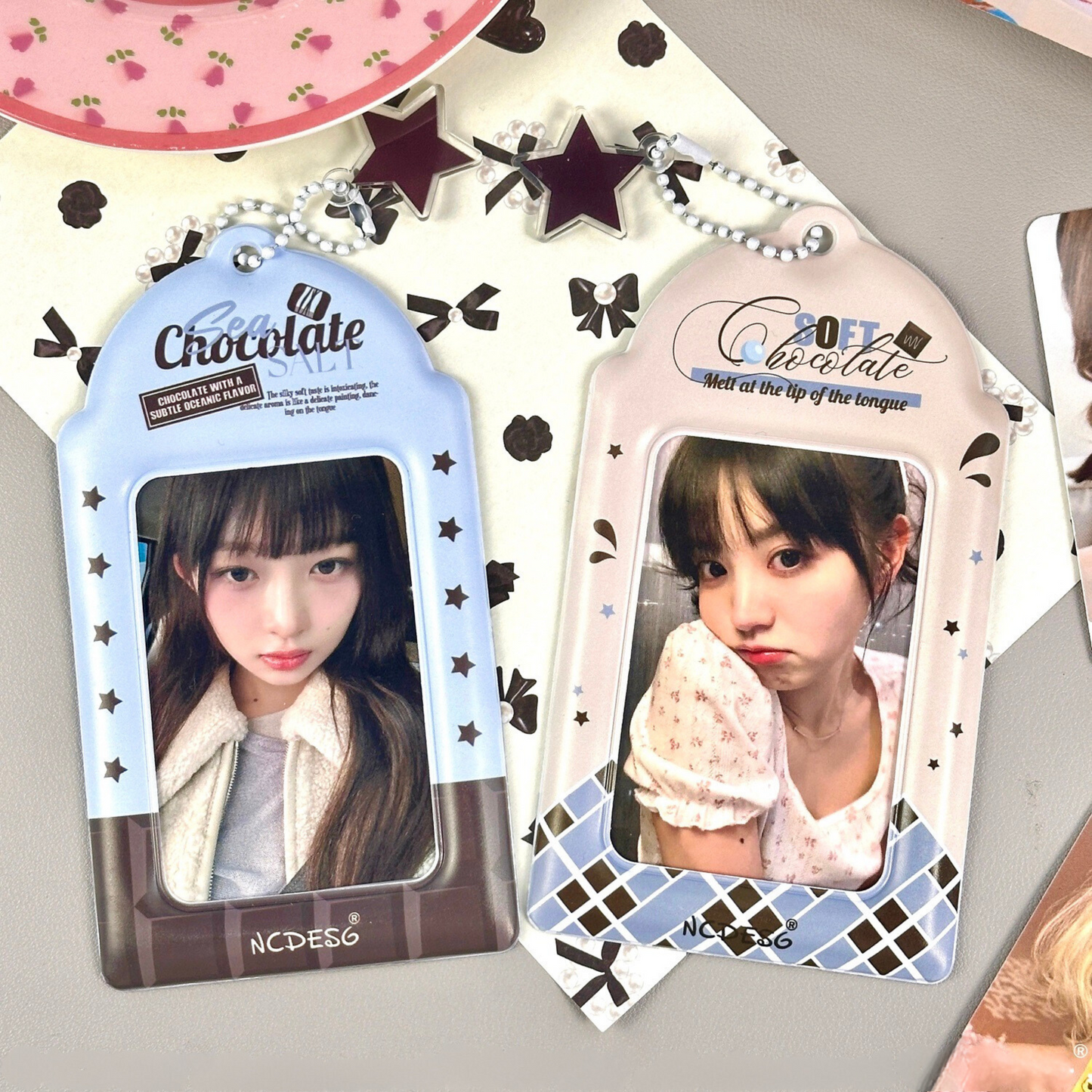 Sea Salt Chocolate Card Holder | Kpop photocard holder