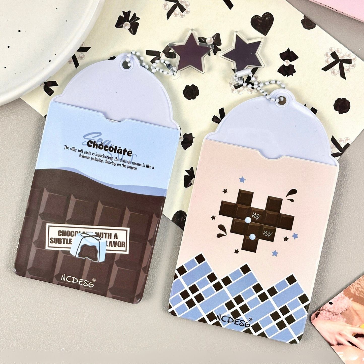 Sea Salt Chocolate Card Holder | Kpop photocard holder