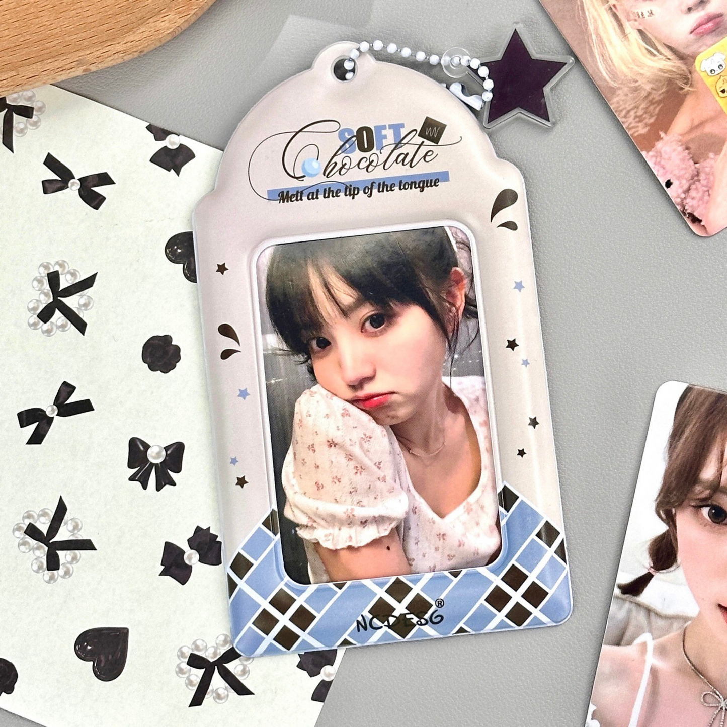 Sea Salt Chocolate Card Holder | Kpop photocard holder