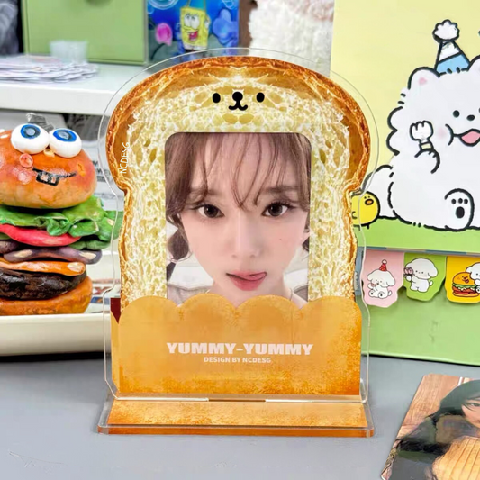 Toast Acrylic PhotoCard Stand | Kpop PhotoCard Holder Display