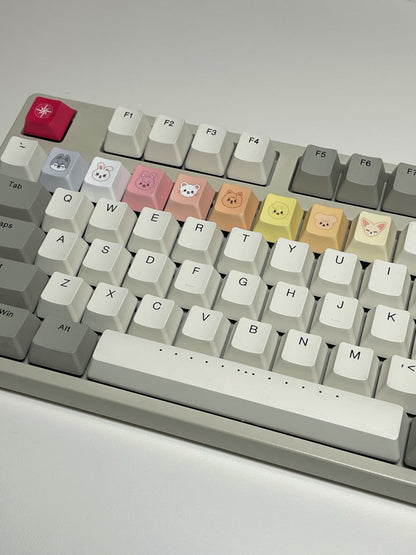 Skzoo Keycap Set |Stray Kids Keycap Fidget Keychains, Skzoo Keyboard Switch