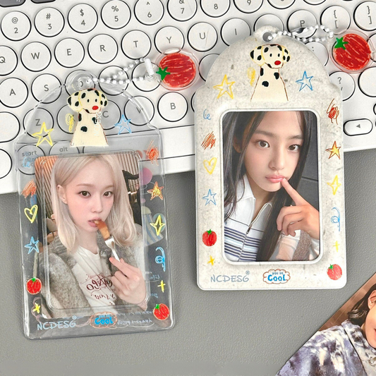 Graffiti Puppy Card Holder | Kpop photocard holder