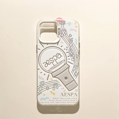 Aespa Lightstick Kpop Phone Case  | Gift for MY 마이