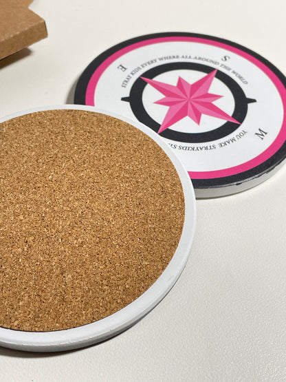 Stray Kids Compass Drink Coasters SKZ Merch Home Decor Gift for STAY