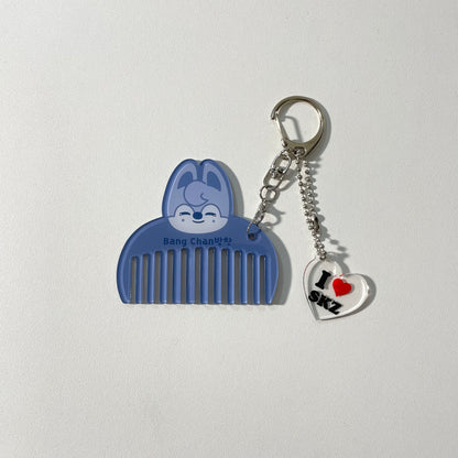 Straykids Mini Comb Charm Skzoo Comb keychain SKZ Bag Charm