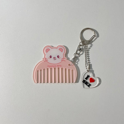 Straykids Mini Comb Charm Skzoo Comb keychain SKZ Bag Charm