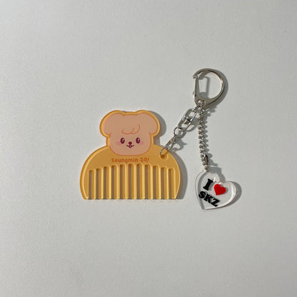 Straykids Mini Comb Charm Skzoo Comb keychain SKZ Bag Charm