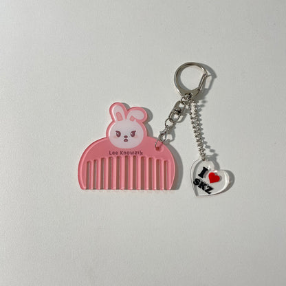 Straykids Mini Comb Charm Skzoo Comb keychain SKZ Bag Charm