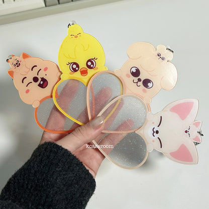 (Preorder!) Stray Kids Skzoo Customizable Heart Keychains