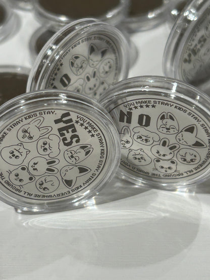 Stray Kids Skzoo Yes No Coin Decision Maker|STAY SKZ Gift|Kpop Fanmade Gift
