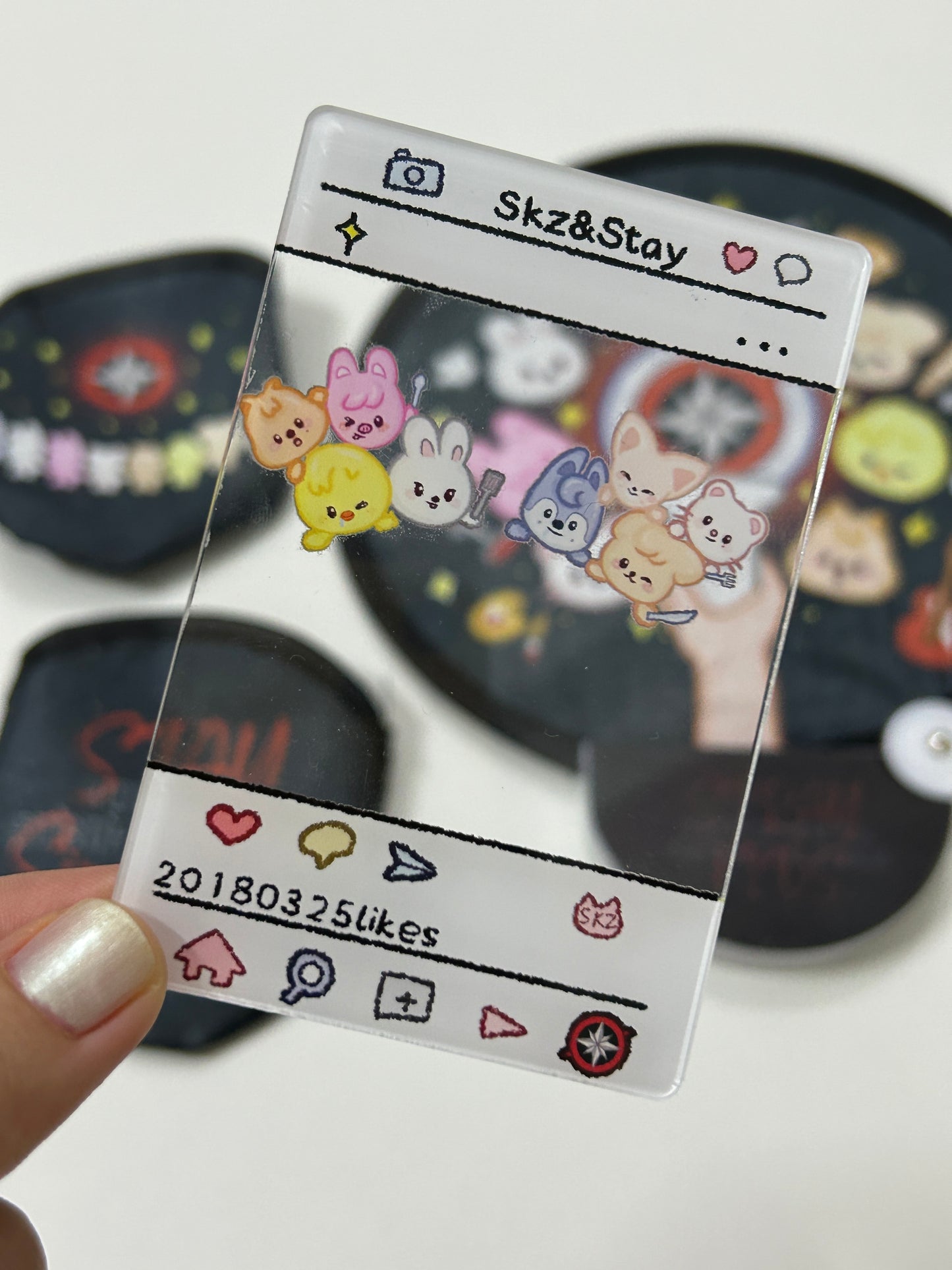 StrayKids Foldable Hand Fan|SKZ Gift|K-Pop Concert Fan