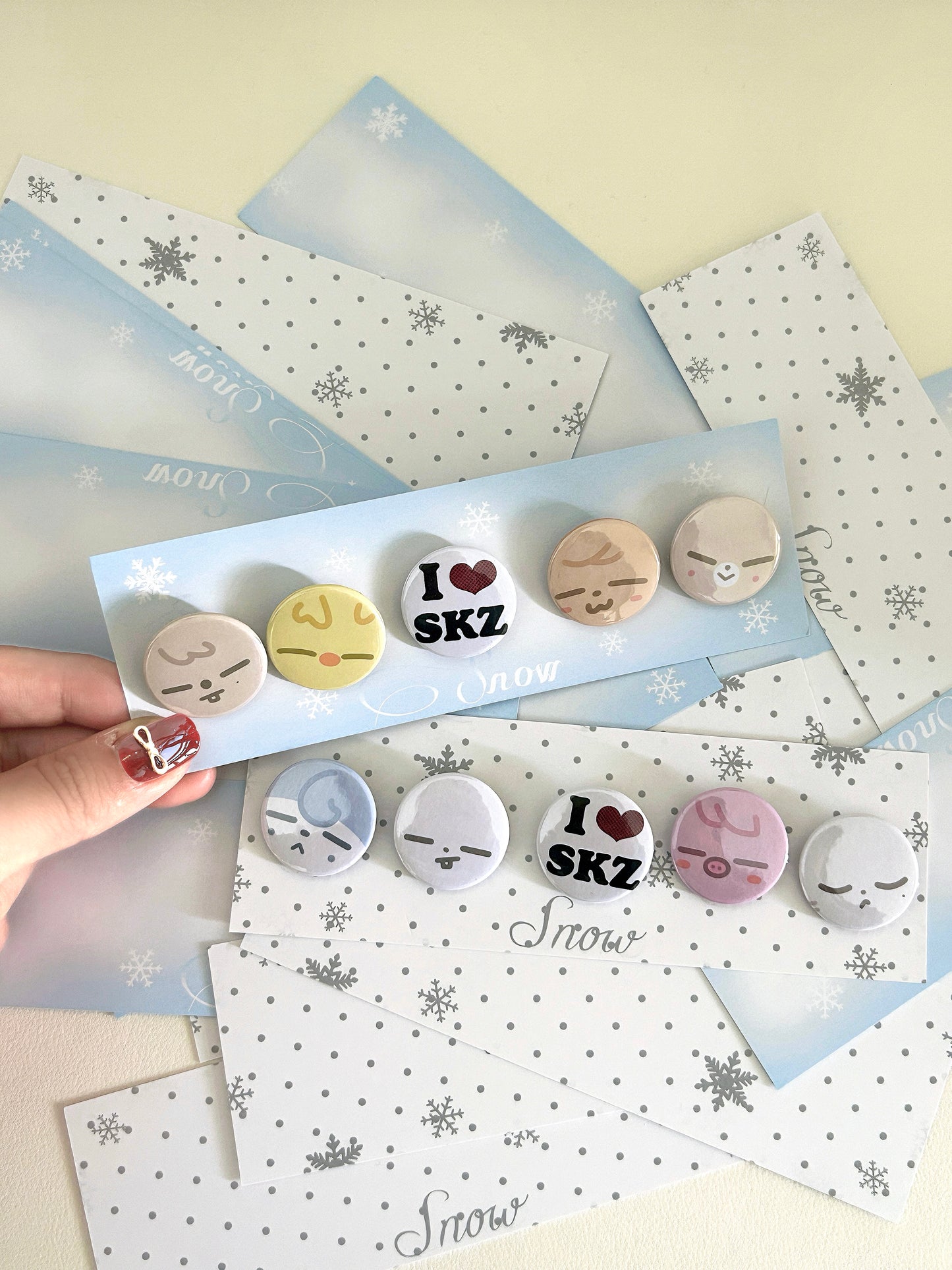Stray Kids Skzoo Mini Button Badges Set