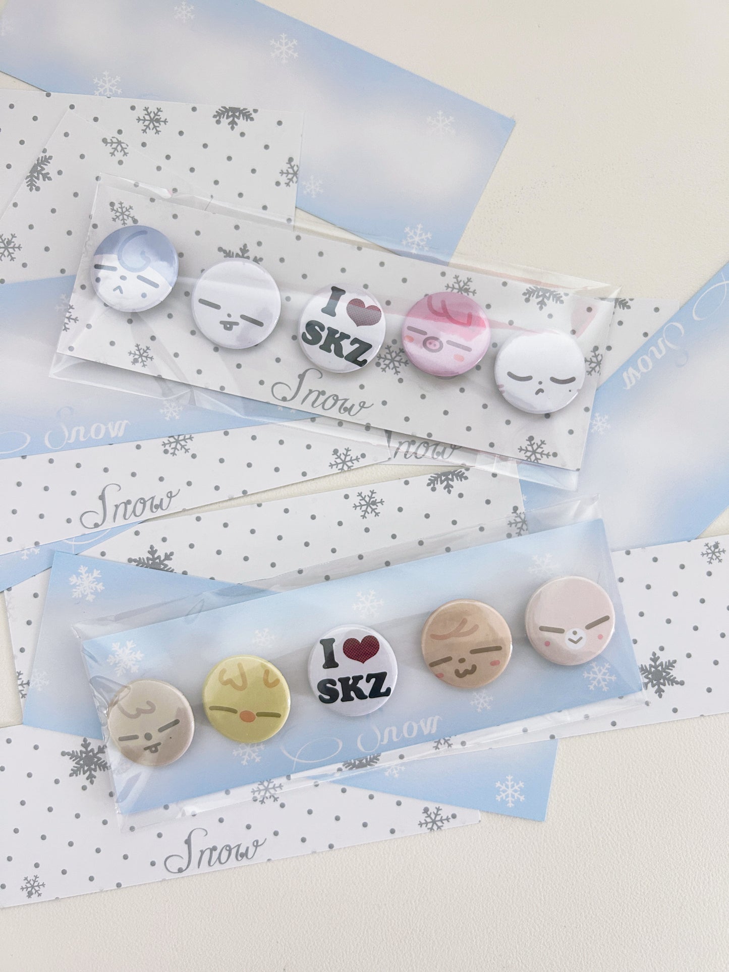 Stray Kids Skzoo Mini Button Badges Set